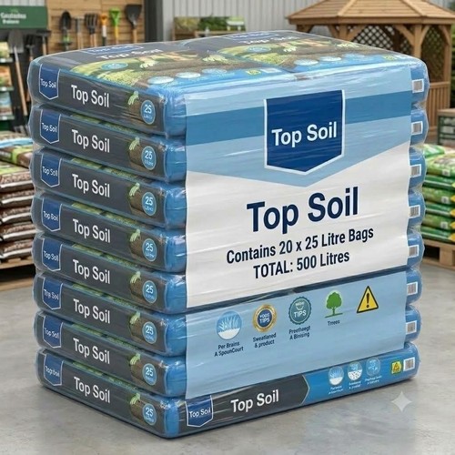 500l bulk garden top soil - bulk,