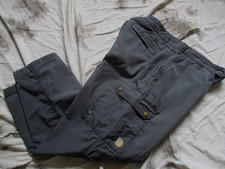 Fjallraven G-1000 lined winter WALKING OUT DOOR MOUNTAIN TROUSERS 37" large GREY