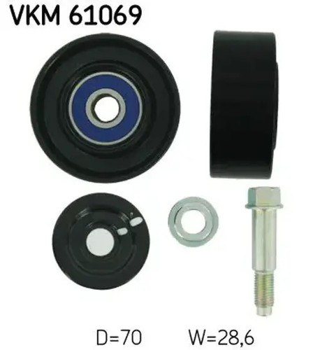 Belt pulley vkm 61069 skf - pulley,