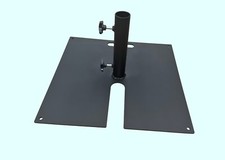 Tank Trap 600mm Square Plate Base Scaff Tube Upright Pole
