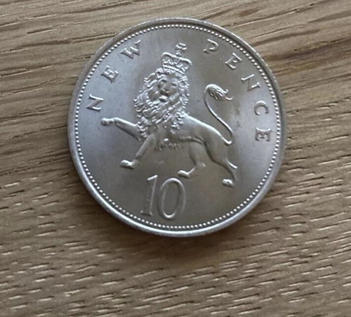Rare 1968 10p ten pence - rare,