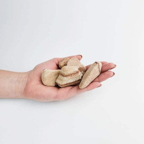 Rainbow sandstone pebbles - rainbow, |