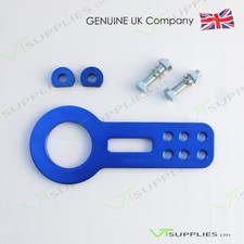 Blue Universal JDM Front Bumper Racing Tow Hook - Top Quality Billet Aluminium