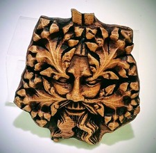 Medieval Green Man Oak Effect