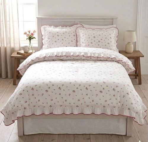 100 cotton floral duvet - floral, cover