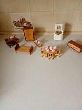 Stunning Vintage Bedroom and Dining set, with RARE Dol-Toi cutlery canteen 1/16