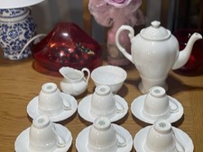 Royal Tuscan Coffe Set with Tea Pot Creamer and Sugar Bowl Bone China England