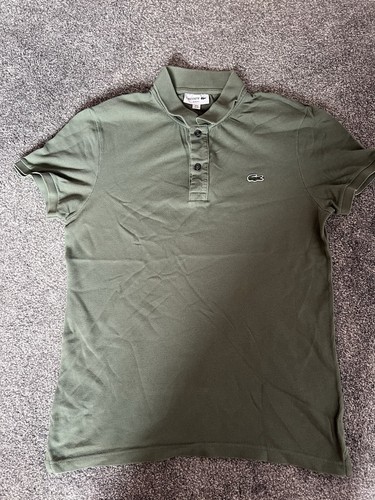 Lacoste mens green polo - mens,