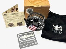 Lamson REMIX 3.5" Trout Fly Reel With Pouch Box MINT UNUSED