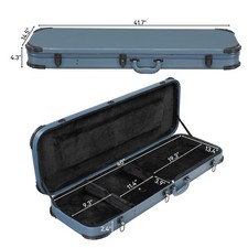 Electric Guitar Hard Case Blue