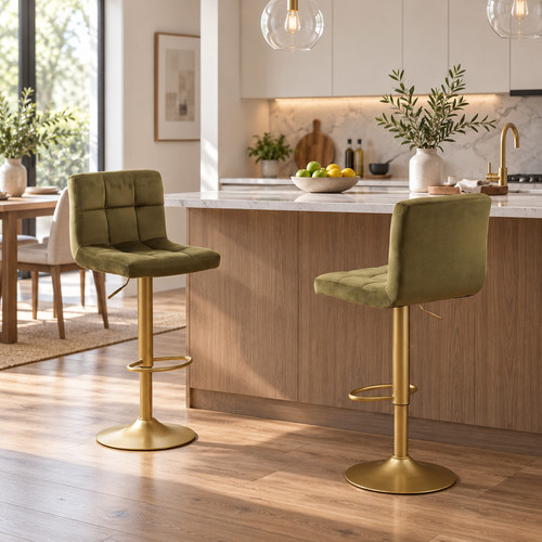 Bar stools olive green - stools,