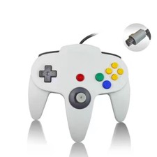 White Nintendo 64 Controller