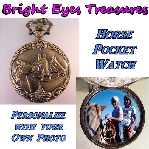 Horse pocket watch - pocket, with