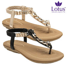 Lotus Sandals Womens Flat Toe