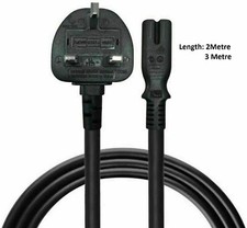 UK Plug Mains Lead Power Cable