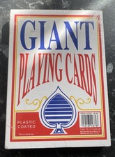 Giant playing cards - playing, plastic