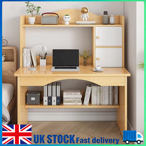 New wooden office desk - office,