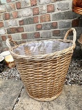 Vintage wicker basket with
