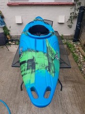 Kayak White Water Tourer Sit-In, 8.7ft, Blue And Green , Riber