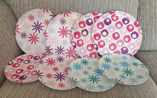 Vintage set melamine - set, 8