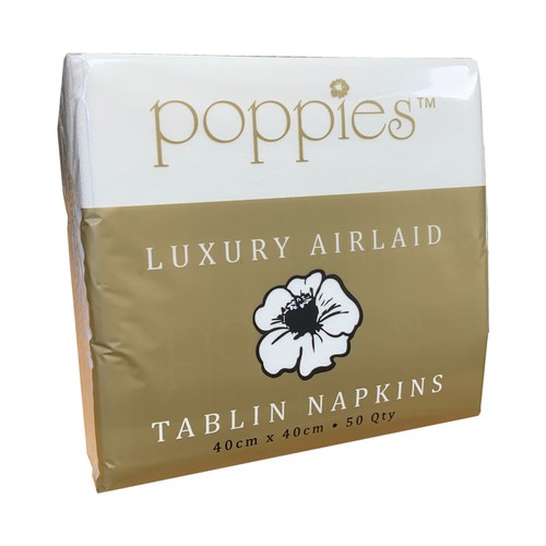Luxury white airlaid - 50,