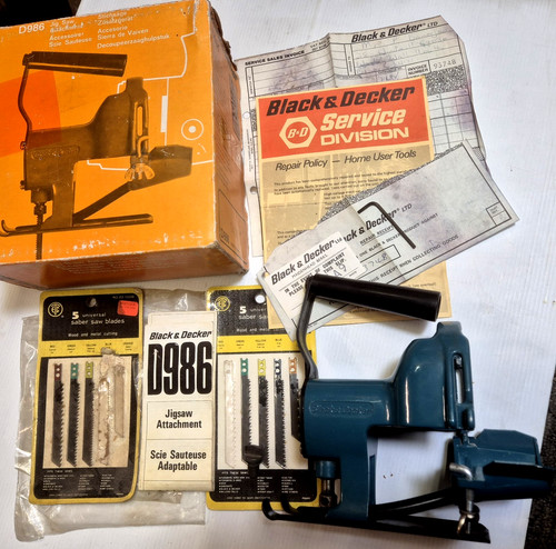 Vintage black decker jig saw - vintage,