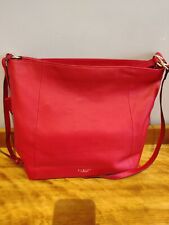 Radley London Buttercup Grove Leather Hobo Multiway Bag Red RRP £ 255