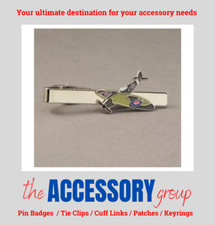 New Spitfire Fighter Plane WWII aeroplane tie clip Enamel metal Tie-pin clip