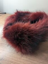 Frank Usher Woman's Burgundy Hat Cuff 