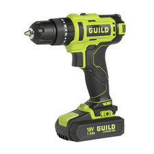Guild 18V Cordless Impact Drill with 100 Accessories 2.0AH