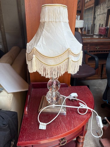 Table lamp chrome - lamp, base