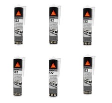 6 X Sika Sikaflex 522 White Caravan Motorhome Adhesive Sealant 300ml