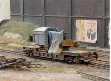 OO gauge wagon: Weathered