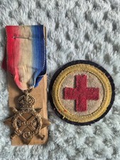 WW1 1914-15 Star Medal And Cloth Badge