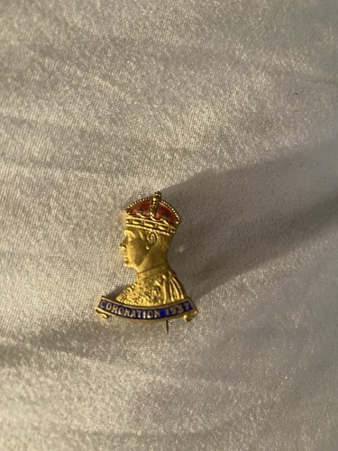 Coronation 1937 pin - coronation,