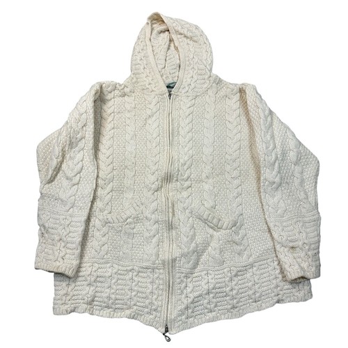 Aran carfts knit cardigan - aran,