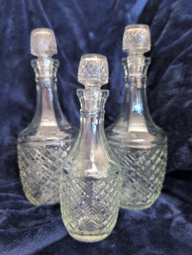 Vintage diamond cut - diamond, glass