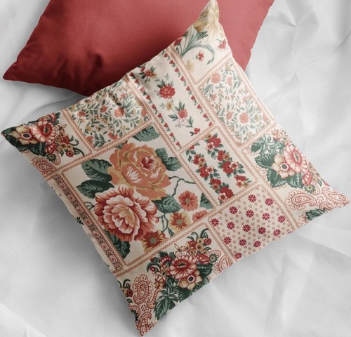 Vintage floral cushion cover - vintage,