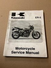 GENUINE KAWASAKI WORKSHOP SERVICE MANUAL ER-5 ER5 ER 5 C1 D1 YEAR 2001