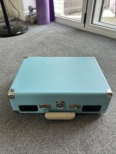 Crosley Record Player Blue Suitcase Vinyl Record Player