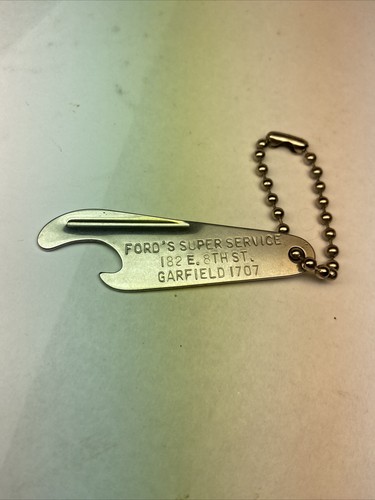 Old keychain beer bottle