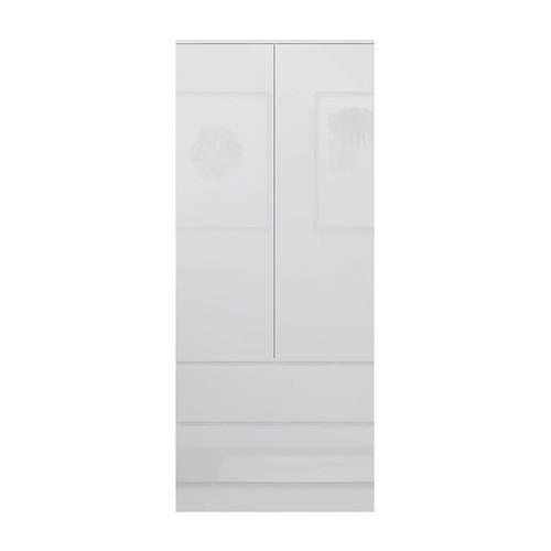 Wardrobe white gloss - wardrobe, 2/3