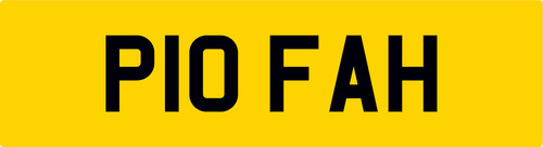 Plonker reg number - reg, plate