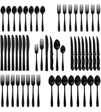48-Piece Spoon, Steak Knife