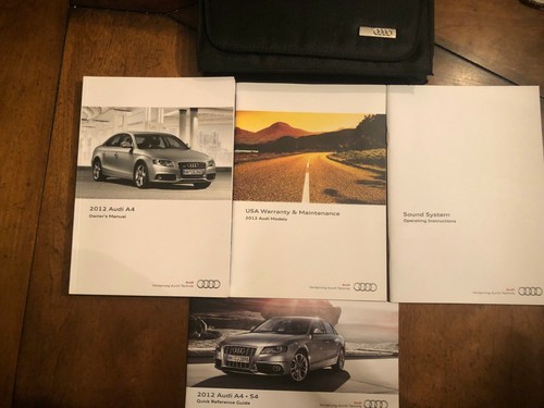 2012 audi owners manual - 2012,