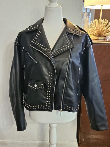 Zara faux leather - faux, iridescent