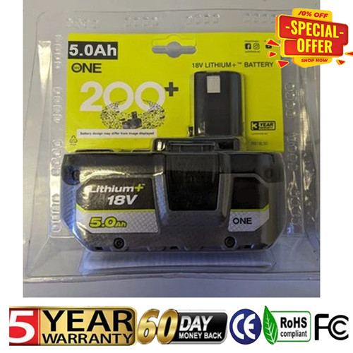 18v 0ah genuine - 5.0ah, lithium