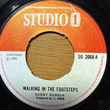 DOBBY DOBSON Walking In The Footsteps Studio Rock STUDIO ONE SO2068 1968 EX-