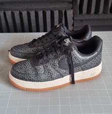 Nike Air Force 1 ‘07 PRM UK Size 5 Black Snake Sail Gum Trainers 616725-009