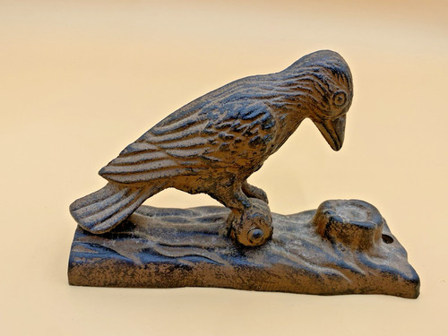 Vintage cast iron - cast, woodpecker
